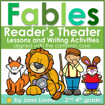 Preview of Fables  Reader's Theater, Lessons, Comprehension and Writing Activities