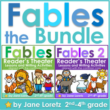 Preview of Fables  Reader's Theater, Lessons and Writing Activities BUNDLED