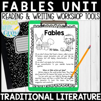 Preview of Aesop's Fables Traditional Literature Writing