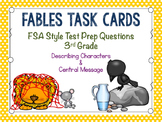 Fables Task Cards: 3rd Grade FSA Test Prep