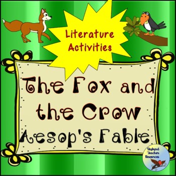 The Fox and the Crow Aesop's Fable Reading Comprehension Passage ...