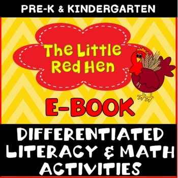 Preview of The Little Red Hen Fable Reading Comprehension Passage and Literacy Activities