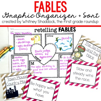 Preview of Fables Graphic Organizers