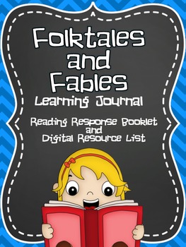 Preview of Fables and Folktales Learning Journal- Booklet and Digital Resource Pack