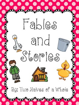 Preview of Fables and Stories (Domain 1) Common Core Aligned