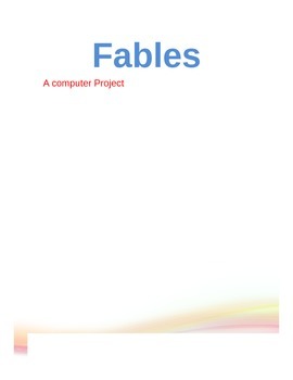 Preview of Fables, computer project