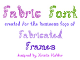 Fabric Font Download Install 110 Characters Textile Type L