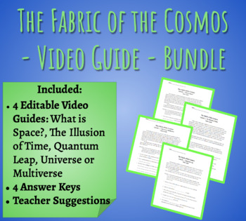 Preview of Fabric of the Cosmos - Video Guide - Bundle