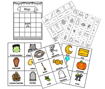 fabrique ton bingo d halloween by la classe de marilyne tpt coloriage chien pour maternelle