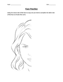 Face Drawing Practice Worksheet