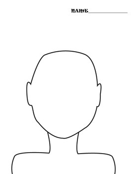 Face/Head Coloring Pages with Multiple Options! by Lindsey Larkin
