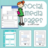 Social Media - Facebook, Blog, and Texting Screen Templates