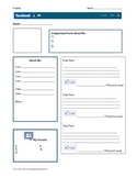 Facebook Character Profile-Blank Template