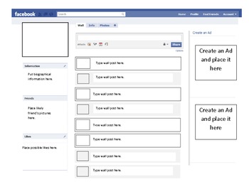  Facebook Profile Template  by Inspire Others Teachers Pay 