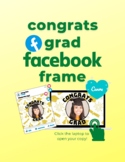 Facebook Post Sized Congrats Grad Photo Frame 2023 Canva Template
