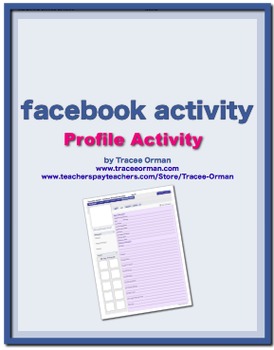 Preview of Free Facebook Profile Character Sketch Any Novel Activity