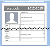 Facebook Student Information Form