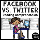 Facebook vs. Twitter Compare and Contrast Article & Compre