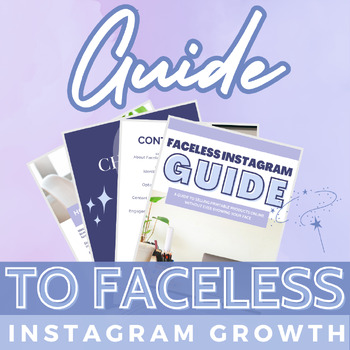 Preview of Faceless Instagram Guide: Get More Followers Without Showing Your Face
