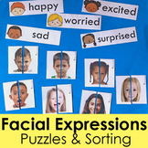 Facial Expressions - Emotions Puzzles & Sorting