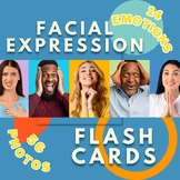 Facial Expressions Flashcards - Identifying emotions, Non-