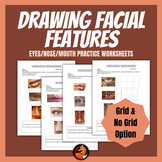 Facial Features Practice: Drawing the Eye, Nose and Mouth 