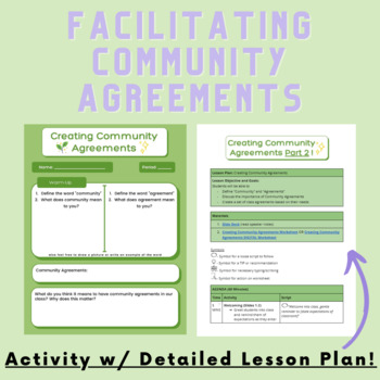 Preview of Creating Community Agreements with Detailed Facilitation Notes