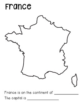 Fact Book: All about the Country of France | TPT