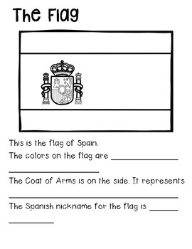 Fact Book: All about the Country of Spain | TPT