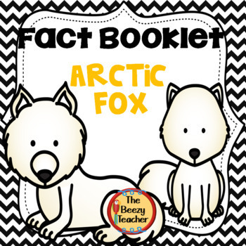Preview of Arctic Fox Fact Booklet | Nonfiction | Comprehension | Craft