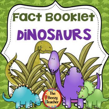 Preview of Dinosaurs Fact Booklet | Nonfiction | Comprehension | Craft