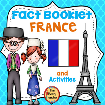 Preview of France Fact Booklet and Activities | Nonfiction | Comprehension | Craft