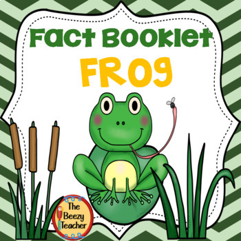 Preview of Frog Fact Booklet | Nonfiction | Comprehension | Craft
