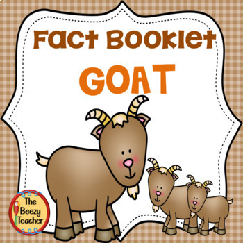 Preview of Goat Fact Booklet | Nonfiction | Comprehension | Craft