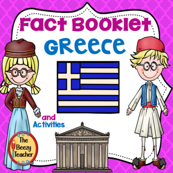Preview of Greece Fact Booklet and Activities | Nonfiction | Comprehension | Craft