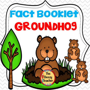 Preview of Groundhog Fact Booklet | Nonfiction | Comprehension | Craft