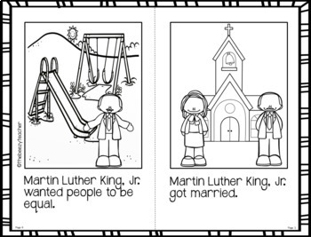 Martin Luther King Jr. Fact Booklet by TheBeezyTeacher | TpT
