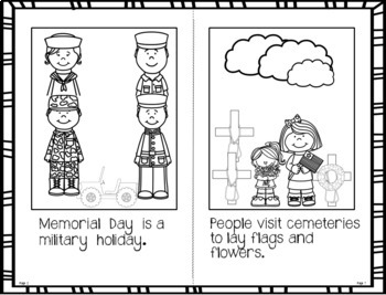 Memorial Day Fact Booklet and Activities by TheBeezyTeacher | TpT