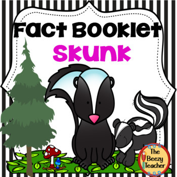 Preview of Skunk Fact Booklet | Nonfiction | Comprehension | Craft