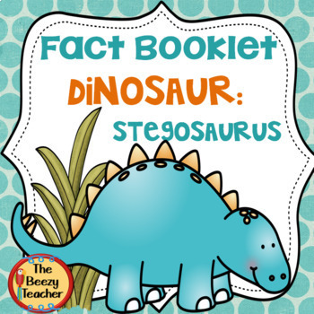 Preview of Stegosaurus Fact Booklet | Nonfiction | Comprehension | Craft