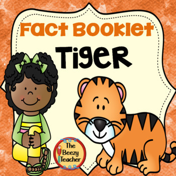 Preview of Tiger Fact Booklet | Nonfiction | Comprehension | Craft