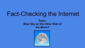 Preview of Fact-Checking the Internet: Blue Sky on the Other Side of the Moon?