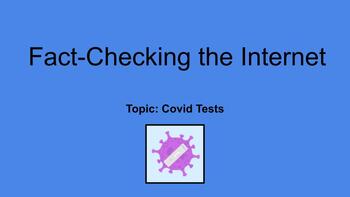 Preview of Fact-Checking the Internet: Covid Tests