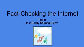 Preview of Fact-Checking the Internet: Is it Really Raining Fish?