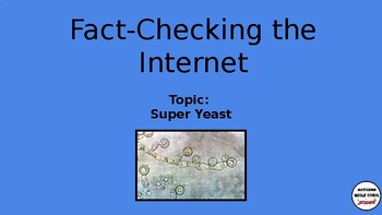 Preview of Fact-Checking the Internet: Super Yeast