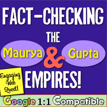 Preview of Ancient India: Fact-Checking the Mauryan & Gupta Empires of Ancient India!