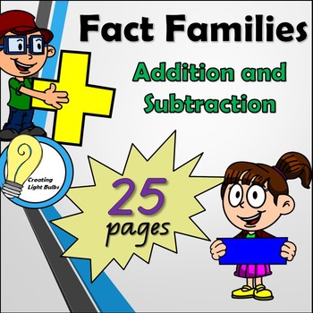 Preview of Fact Families Addition and Subtraction 