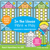 Fact Families - Addition and Subtraction {Fact House}