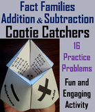 Addition and Subtraction Fact Families Activity 1st 2nd 3r