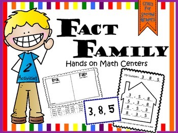 Preview of Fact Families Center: Bonus Activity!